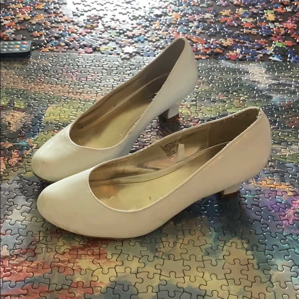 White low heels